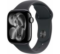 Apple Watch Series 11 GPS 42mm Jet Black Sport Band - M/L