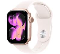 Apple Watch Series 11 GPS 42mm Rose Gold Aluminium Case with Light Blush Sport Band - S/M