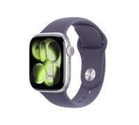 Apple Watch Series 11 GPS 42mm Silver Aluminium Case with Purple Fog Sport Band - S/M
