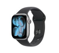 Apple Watch Series 11 [GPS 42mm] Smart Watch with Space Grey Case and Black Sport Band, Sleep Score, Activity Tracker, Health Tracker, Screen Always On