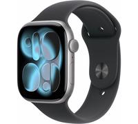 Apple Watch Series 11 GPS 46mm Black Sport Band - S/M