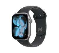 Apple Watch Series 11 GPS 46mm Space Grey Aluminium Case with Black Sport Band - M/L