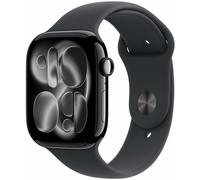 Apple Watch Series 11 GPS+Cell 46mm Black Sport Band - M/L