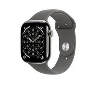 Apple Watch Series 11 (Gps + Cellular, 2025) 42Mm Natural Titanium Case With Stone Grey Sport Band Natural Titanium