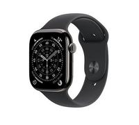 Apple Watch Series 11 (Gps + Cellular, 2025) 42Mm Slate Titanium Case With Black Sport Band Late Titanium