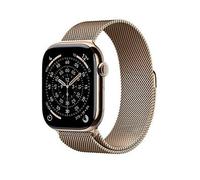 Apple Watch Series 11 (Gps + Cellular, 2025) 46Mm Gold Titanium Case With Light Blush Sport Band Gold Titanium