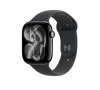 Apple Watch Series 11 (Gps + Cellular, 2025) 46Mm Jet Black Aluminium Case With Black Sport Band - M/L Jet Black