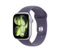 Apple Watch Series 11 (Gps + Cellular, 2025) 46Mm Silver Aluminium Case With Purple Fog Sport Band - M/L Ilver