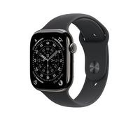 Apple Watch Series 11 (Gps + Cellular, 2025) 46Mm Slate Titanium Case With Black Sport Band Late Titanium