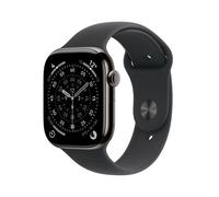Apple Watch Series 11 GPS + Cellular 42mm Slate Titanium Case with Bla