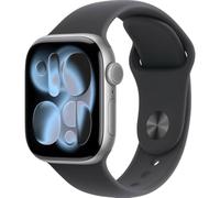 Apple Watch Series 11 [GPS + Cellular 42mm] Smartwatch with Space Grey Case and Black Sport Band, Sleep Score, Activity Tracker, Health Tracker, Screen Always On