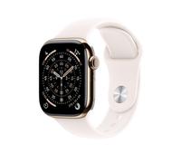 Apple Watch Series 11 (Gps + Cellular) 42Mm Titanium Case With Sport Band Gold Titanium