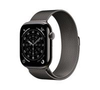 Apple Watch Series 11 GPS + Cellular 46mm Slate Titanium Case with Slate Milanese Loop - M/L