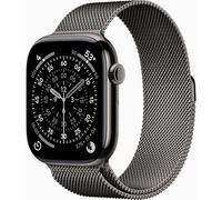 Apple Watch Series 11 [GPS + Cellular 46mm] Smart Watch with Slate Case and Milanese Slate Band, Sleep Score, Activity Monitor, Health Tracker, Always On Screen