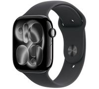 Apple Watch Series 11 Smartwatch 46mm Jet Black Aluminium Black Sport Band M/L