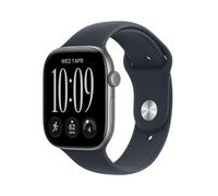 Apple Watch Series 12 GPS 46mm Space Grey Aluminium Case with Navy Blue Sport Band - M/L