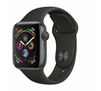 Apple Watch Series 4 44 mm Space Grey Aluminum Case with Black Sport Band (GPS)