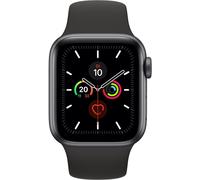 Apple Watch Series 5 (2019) | 40 mm | Aluminium | GPS + Cellular | Space Grey | black Sport Band