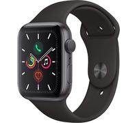 Apple Watch Series 5 (GPS, 44mm) Space Grey Aluminum Case with Black Sport Band