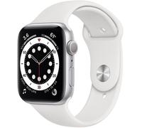 Apple Watch Series 6 Aluminium 44 mm (2020) | GPS | silver | white Sport Band