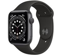 Apple Watch Series 6 Aluminium 44 mm (2020) | GPS | Space Grey | black Sport Band