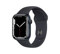 Apple Watch Series 7 (GPS, 41mm) - Midnight Aluminium Case with Midnight Sport Band (Renewed)