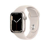 Apple Watch Series 7 (GPS, 41MM) - Starlight Aluminium Case with Starlight Sport Band (Renewed)