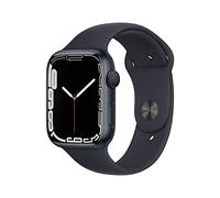 Apple Watch Series 7 (GPS, 45MM) Midnight Aluminium Case with Midnight Sport Band (Renewed)