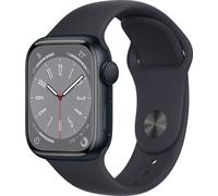 Apple Watch Series 8 Aluminium 41 mm (2022) | GPS | Midnight | Midnight Sport Band S/M