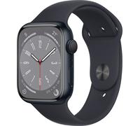 Apple Watch Series 8 Aluminium 45 mm (2022) | GPS | Midnight | Midnight Sport Band S/M + M/L