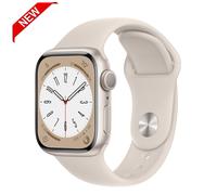 APPLE Watch Series 8 Cellular 4G - Starlight with Starlight Sports Band, 41 mm