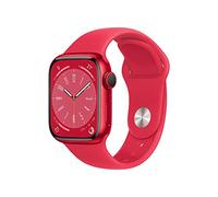 Apple Watch Series 8 (GPS, 45mm) (PRODUCT)RED Aluminum Case with (PRODUCT)RED Sport Band,One size (Renewed)