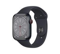 Apple Watch Series 8 (GPS + Cellular, 45MM) - Midnight Aluminium Case with Midnight Sport Band (Renewed)