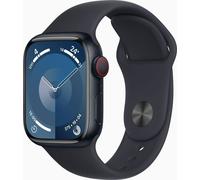Apple Watch Series 9 Aluminium 41 mm (2023) | GPS + Cellular | Midnight | Midnight Sport Band S/M