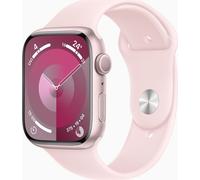 Apple Watch Series 9 Aluminium 45 mm (2023) | GPS + Cellular | rose | light pink Sport Band M/L