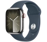 Apple Watch Series 9 GPS + Cellular, 41mm, Stainless Steel Case, Sport Band