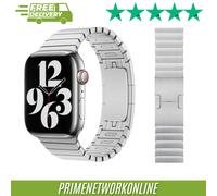 Apple Watch Stainless Steel Silver Link Bracelet 38mm / 40mm / 41mm 100% ⭐⭐⭐⭐⭐
