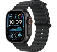 Apple Watch Ultra 2 GPS + Cellular 49mm Smartwatch, Sports Watch with Black with Rugged Titanium Case with Black Ocean Band. Fitness Tracker, Precision GPS, Extra-Long Battery Life