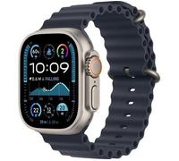 Apple Watch Ultra 2 GPS + Cellular 49mm Natural Titanium Case with Navy Ocean Band