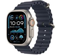 Apple Watch Ultra 2 GPS + Cellular 49mm Natural Titanium Case with Navy Ocean Band