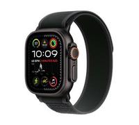 Apple Watch Ultra 2 GPS + Cellular 49mm Black Titanium Case with Black Trail Loop - M/L