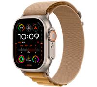 Apple Watch Ultra 2 GPS + Cellular 49mm Natural Titanium Alpine Loop M MX4F3 - Unisex - 49 mm - Smartwatch - Quartz with charger - Sapphire Glass Black 42/44/45/49 mm