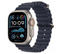 Apple Watch Ultra 2 GPS + Cellular 49mm Natural Titanium Case - Navy Ocean Band