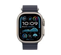 Apple Watch Ultra 2 GPS + Cellular 49mm Natural Titanium Case with Navy Ocean Band