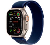 Apple Watch Ultra 2 GPS + Cellular 49mm Natural Titanium Trail Loop S/M MX4J3 - Unisex - 49 mm - Smartwatch - Quartz with charger - Sapphire Glass Black 42/44/45/49 mm