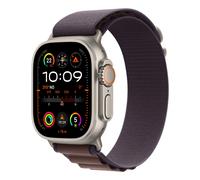 Apple Watch Ultra 2 - 49 mm - titanium - smart watch with Alpine Loop - textile - indigo - band size: L - 64 GB - Wi-Fi,