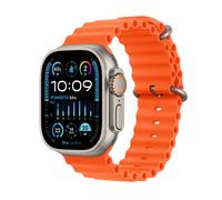 Apple Watch Ultra 2 GPS + Cellular, 49mm Titanium Case w/ Orange Ocean Band