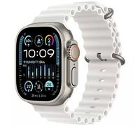 Apple Watch Ultra 2 GPS + Cellular 49mm Titanium Case with White Ocean Band Clear