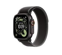 Apple Watch Ultra 3 GPS + Cellular 49mm Premium Running and Multisport Smartwatch with Rugged Black Titanium Case with Black/Charcoal Trail Loop M/L. Advanced Health and Fitness Tracking