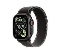 Apple Watch Ultra 3 (Gps + Cellular, 2025) 49Mm & Black Titanium Case With Black/Charcoal Trail Loop Black Titanium